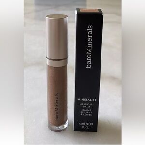 BareMinerals-Mineralist Lip Gloss-Balm In Adventure New🫦